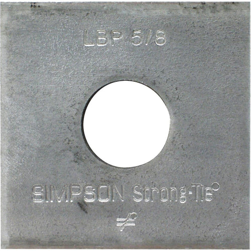 Simpson Strong-Tie 5/8 in. x 2 in. x 9/64 in. Steel Galvanized Bearing Plate