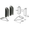 Prime-Line 3/8 In. Brown Hanger & Latch (2 Pack)