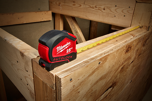 Milwaukee Compact Auto-Lock Tape Measures 16 ft. L x 1.88 in.
