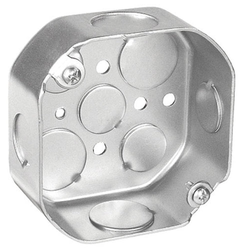 Southwire Octagon Box W/Conduit KO's And Fixture Ears