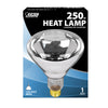 Feit Electric 250W Clear Incandescent BR40 Dimmable Heat Lamp Reflector