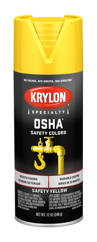 Krylon OSHA Colors 12 oz Safety Yellow Gloss Spray Paint