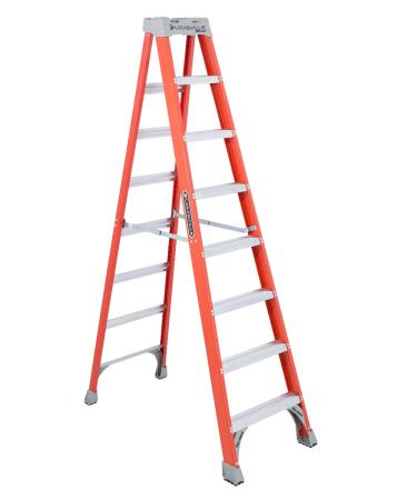 Louisville Louisville Ladder 8-Foot Fiberglass Step Ladder, Type Ia, 300-Pound Load Capacity, Fs1508