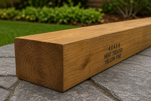 4X4X8 #2 YELLOW PINE