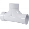 Genova Products PVC DWV Fittings 2-Way Cleanout Tee