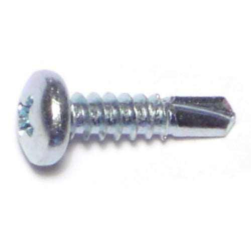 Monster Fastener Zinc Plated Steel Phillips Pan Head Self-Drilling Screws