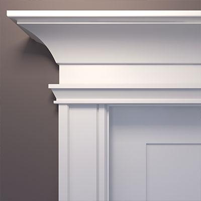 #52 2-3/4 PRIMED CROWN