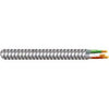Flexible Conduit, Aluminum Metal Clad With Ground, 14/2, 50-Ft.